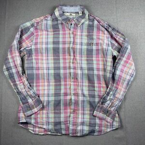 Weatherproof Vintage Men's Short Sleeve Woven Shirt Size L